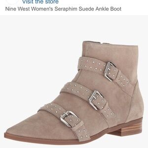 Nine West Seraphim Suede Studded Boots